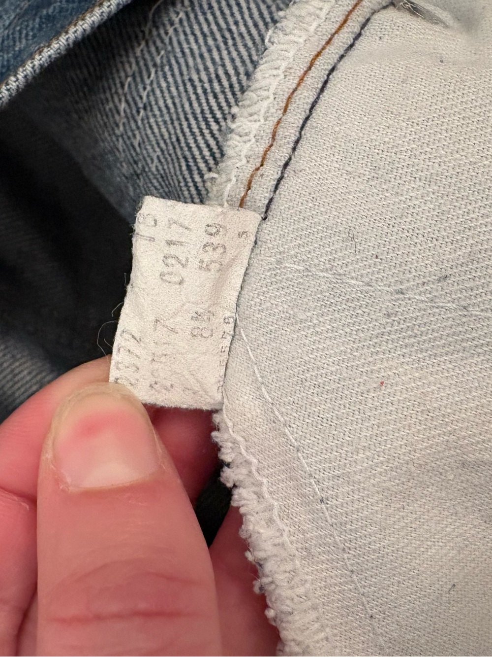 VINTAGE made in the USA Levi’s 517 orange tab 32x32 mens jeans - Picture 7 of 8